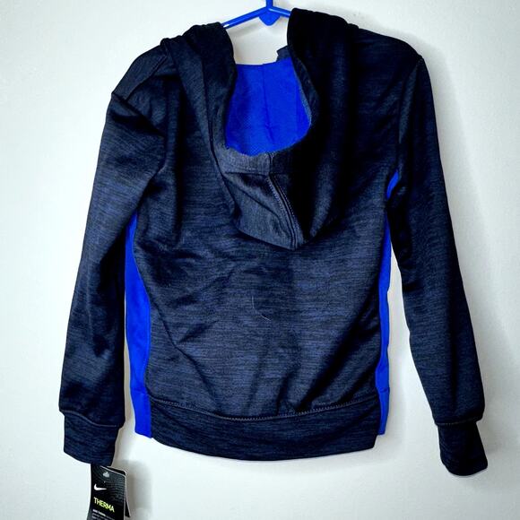 Nike 2pc Track Suit Set Boys Size 4 XS Midnight Navy Heather Full Zip Sweats NWT - Picture 3 of 6